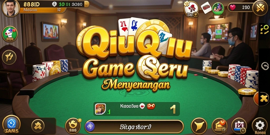 Tampilan gameplay QiuQiu yang seru di 88ID.