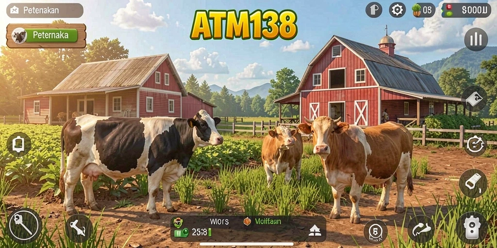 Tampilan gameplay dari <strong>ATM138</strong> yang penuh warna dan interaktif.