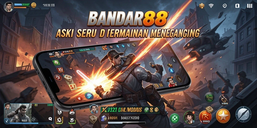 Tangkapan layar gameplay BANDAR88 menampilkan aksi seru dan intens.