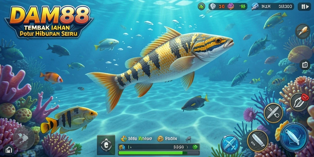 Tampilan menarik dalam gameplay Tembak Ikan DAM88 yang menegangkan.