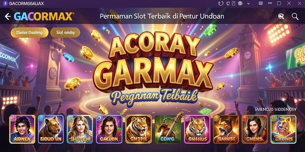 Screenshot gameplay GACORMAX yang menunjukkan putaran slot yang seru.