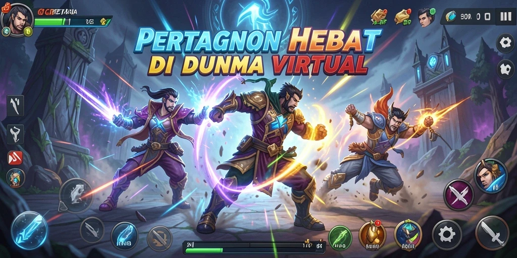 Screenshot GOBETASIA menunjukkan aksi seru dalam pertarungan.