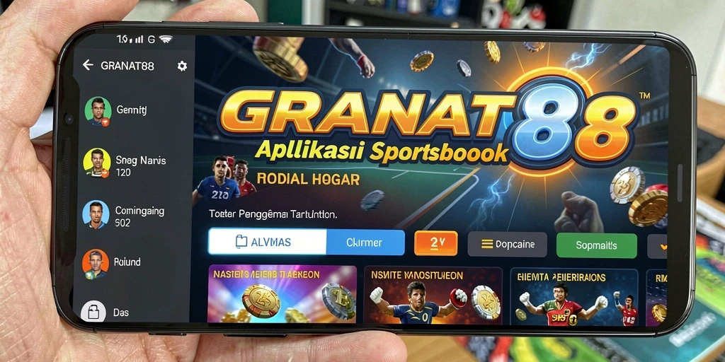 Screenshot menunjukkan tampilan antarmuka taruhan GRANAT88 yang menarik.