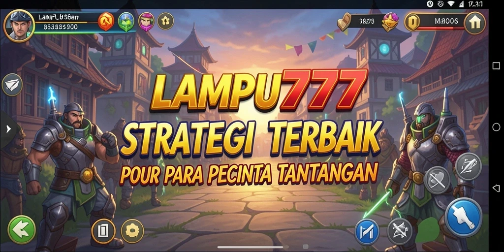 Tangkapan layar gameplay LAMPU777 menampilkan pertempuran strategis yang intens.