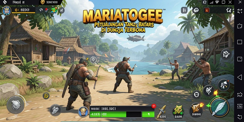 Gameplay MARIATOGEL dengan petualangan mendebarkan di dunia terbuka.