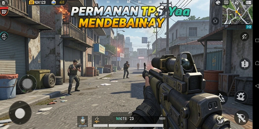 Gameplay NOX123 yang mendebarkan dalam suasana TPS yang intens.