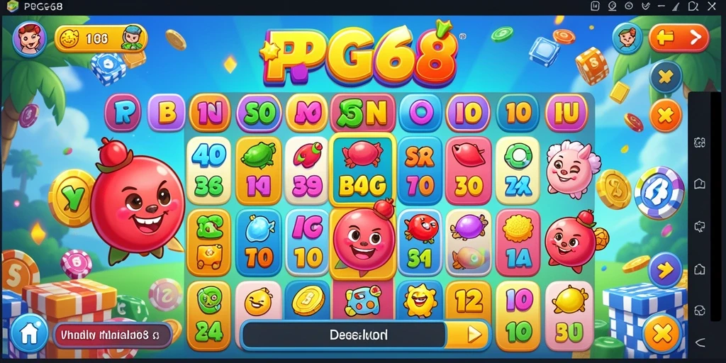 Tampilan gameplay Bingo yang seru dan interaktif di PGG68.