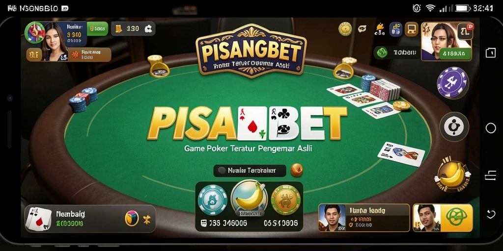 Screenshot gameplay PISANGBET yang menampilkan aksi Poker yang mendebarkan.