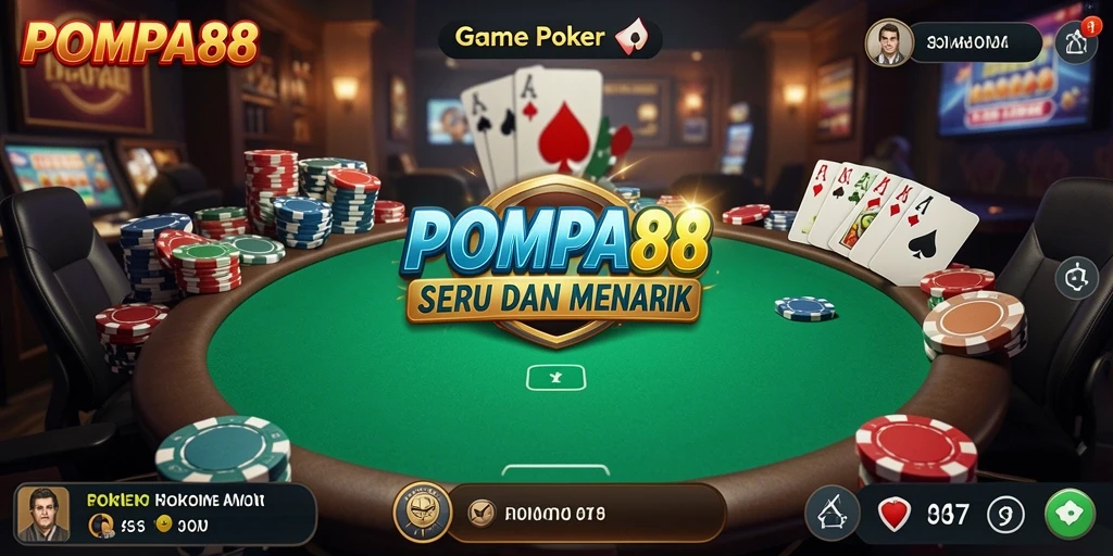 Gameplay seru POMPA88 dengan grafik yang menarik dan antarmuka yang mudah digunakan.