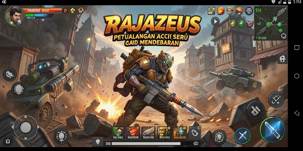 Gameplay mendebarkan di RAJAZEUS dengan aksi seru yang tidak terduga.