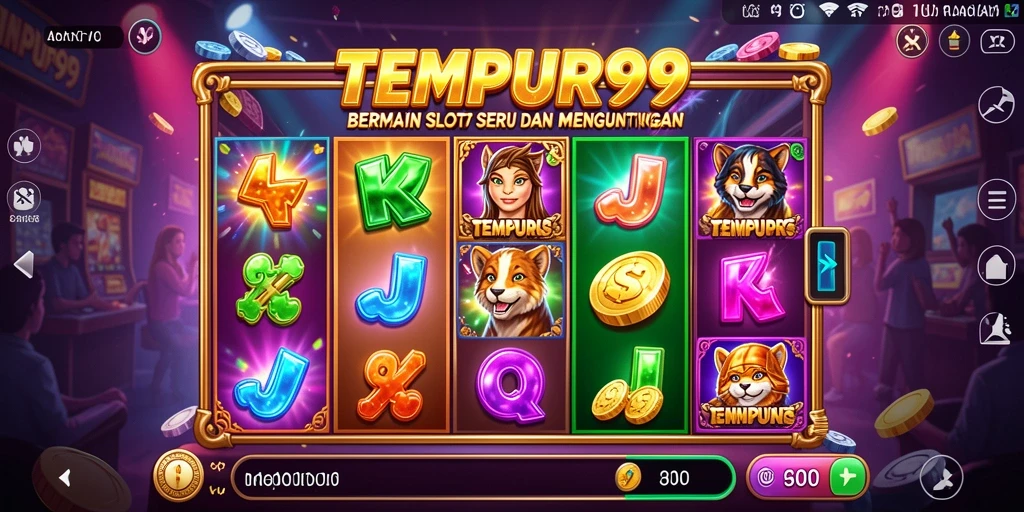 Tampilan gameplay TEMPUR99 yang mendebarkan dengan banyak pilihan Slot.