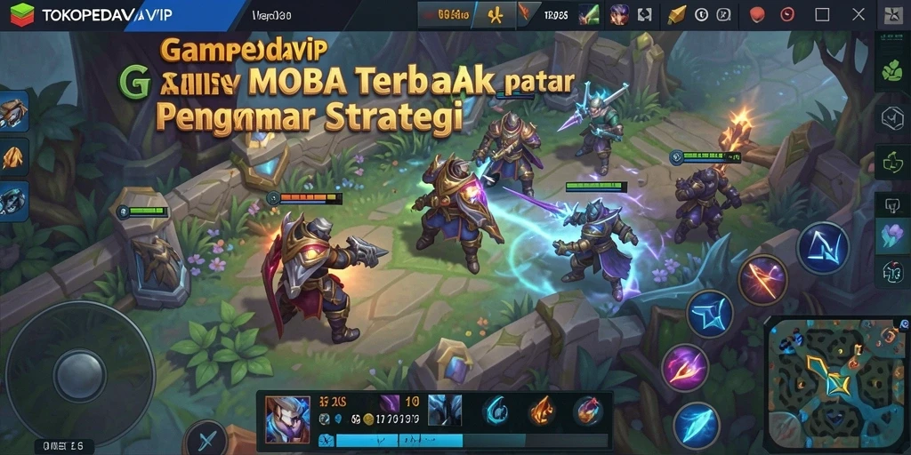 Screenshot gameplay <strong>TOKOPEDIAVIP</strong> menampilkan pertempuran yang intens.