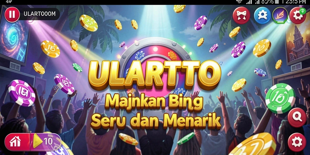 Tampilan gameplay ULARTOTO yang menarik dan interaktif untuk Bingo.
