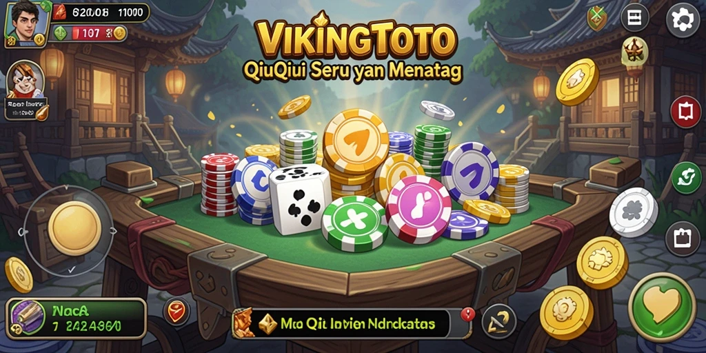 Screenshot gameplay QIUQIU VIKINGTOTO yang menarik.