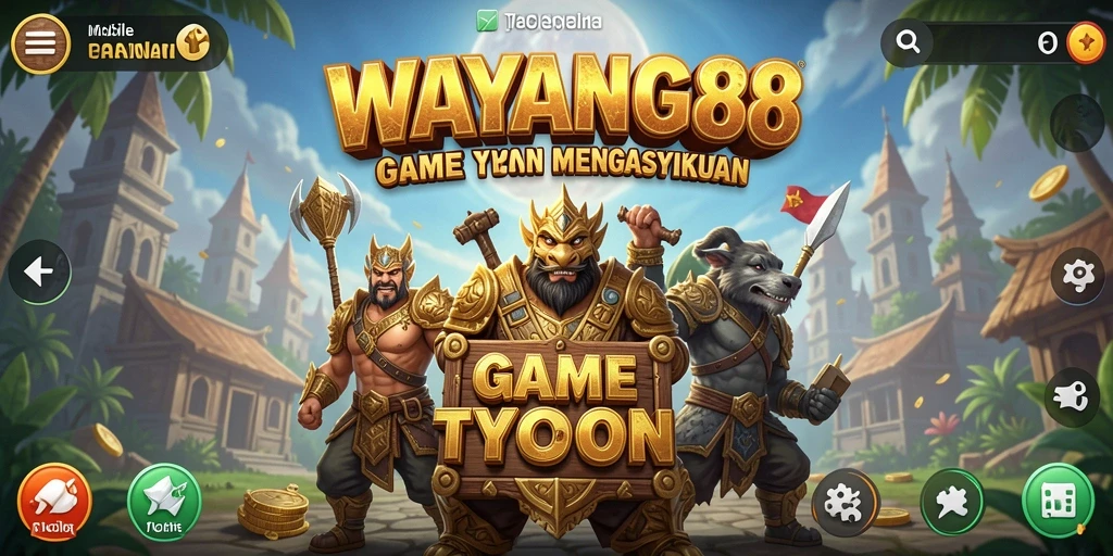 Menampilkan gameplay menarik di dunia Tycoon WAYANG88.